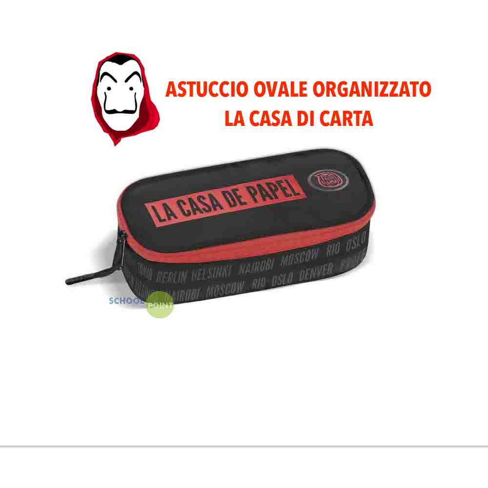 CASA DI CARTA ASTUCCIO OVALE ORGANIZZATO LA CASA DE PAPEL