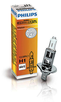 H1 Birne PHILIPS 55 Watt P14.5s 55W Scheinwerfer Lampe Vision +30% Abblendlicht
