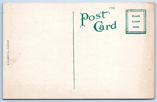 TARJETA POSTAL INTERIOR RESTAURANTE IOWA FORT DES MOINES HOTEL CAFÉ AÑOS 20 - Imagen 2 de 2