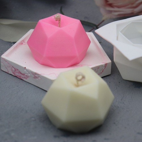 Molds Candle Silicone Geometric Shape Soap Crayon Wax Melt Hives Making Supplies - Picture 4 of 14