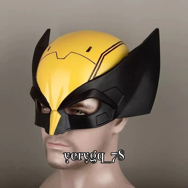 Deadpool & Wolverine Cosplay Wolverine Helmet PVC Half Face Mask Halloween Props - Image 3 of 4