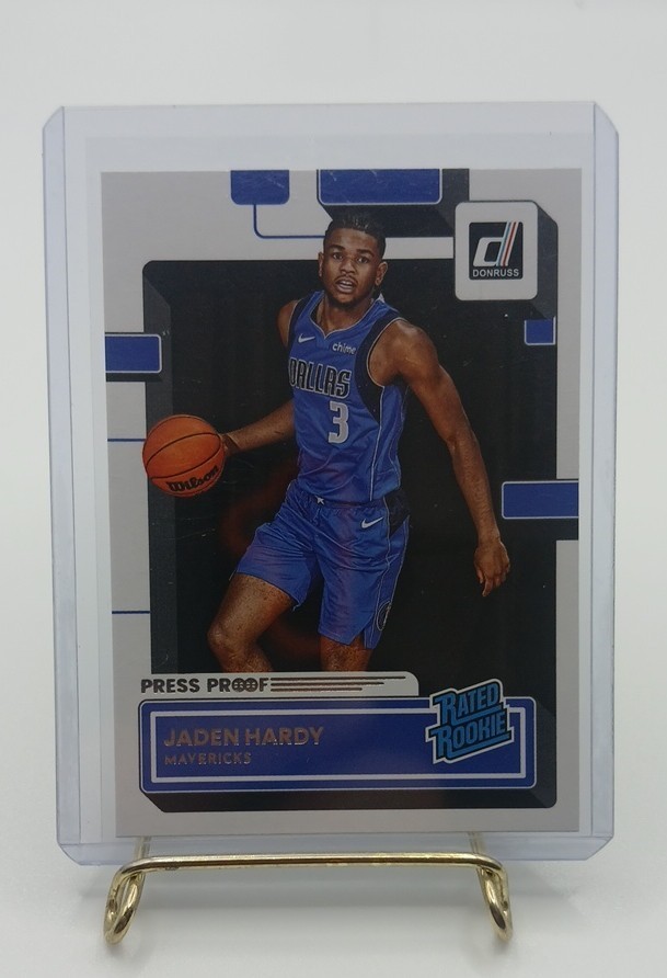 2022-23 Panini Donruss - Rated Rookie Jaden Hardy #235 Press Proof Silver (RC)