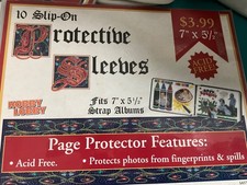 Fit Creative Memories 5x7 Scrapbook Page Protectors 10 Sheets 2001 NIP