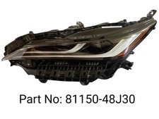 Used Oem Toyota Venza Left Headlight 81150-48j30 Driver Side Led