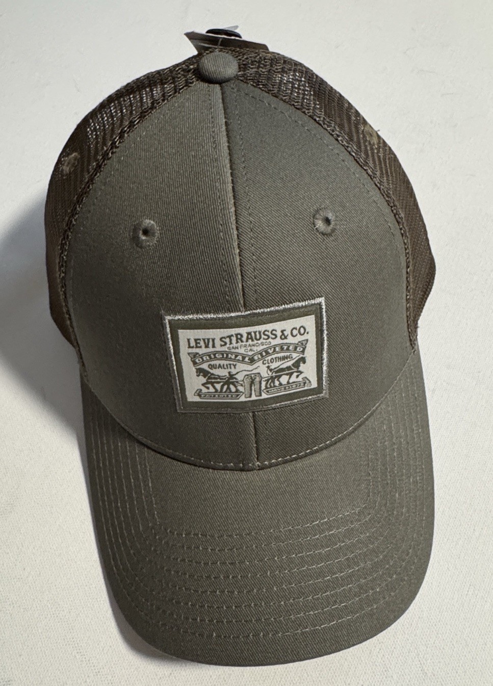 Levis Trucker Hat Mens Gray