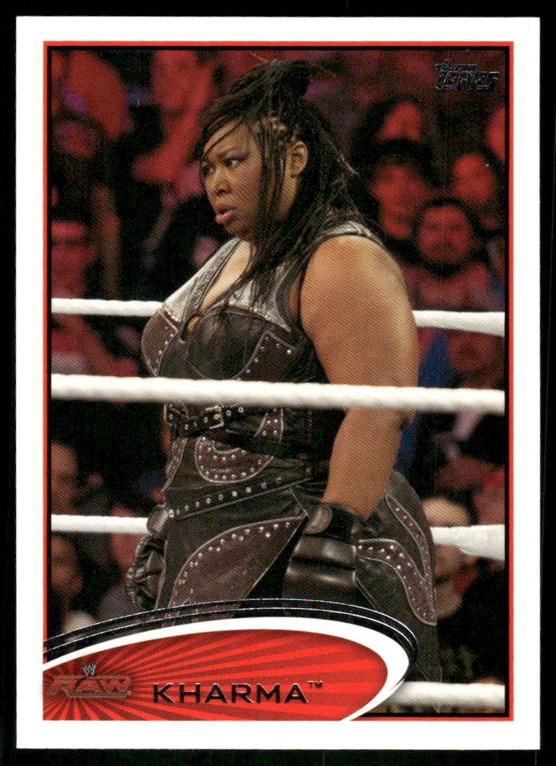 2012 Topps WWE #33 Kharma wrestling card