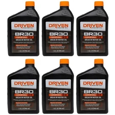 Driven Racing Oil BR30 5W-30 Conventional Break-In Motor Oil 1 Quart Pack of 6