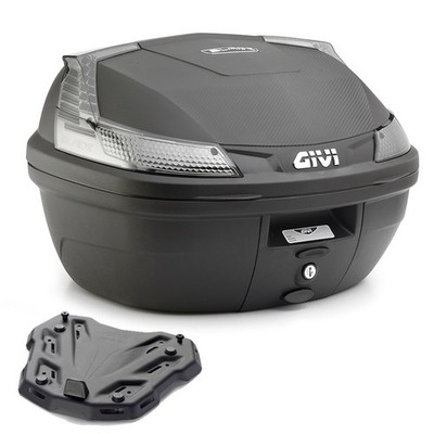 Koffer Kit B37NT [Givi] 37LT + Platte Honda Pcx 125 2019 2020 2021