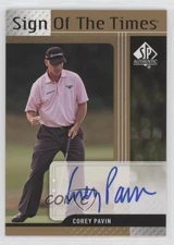 2012 SP Authentic Sign of the Times Corey Pavin #ST-CP Auto 0b0