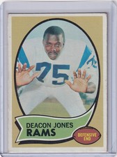 1970 Topps Football #125 Deacon Jones - St Louis Rams