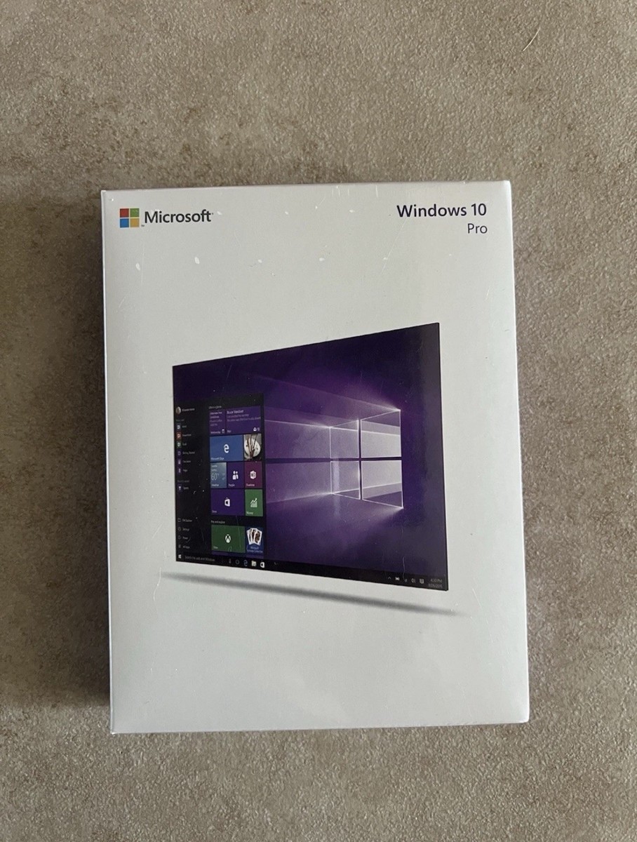 Microsoft Windows 10 Pro Retail License 32/64 Bit Flash Drive (FQC