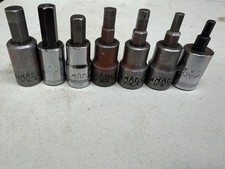 Mac Tools 4mm-10mm 38 Drive 7 Piece Allen Hex Socket Set