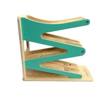 Lovevery wooden toy Race  Chase car double Ramp