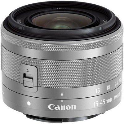 (Open Box) Canon EF-M 15-45mm f/3.5-6.3 IS STM Zoom Lens - Silver