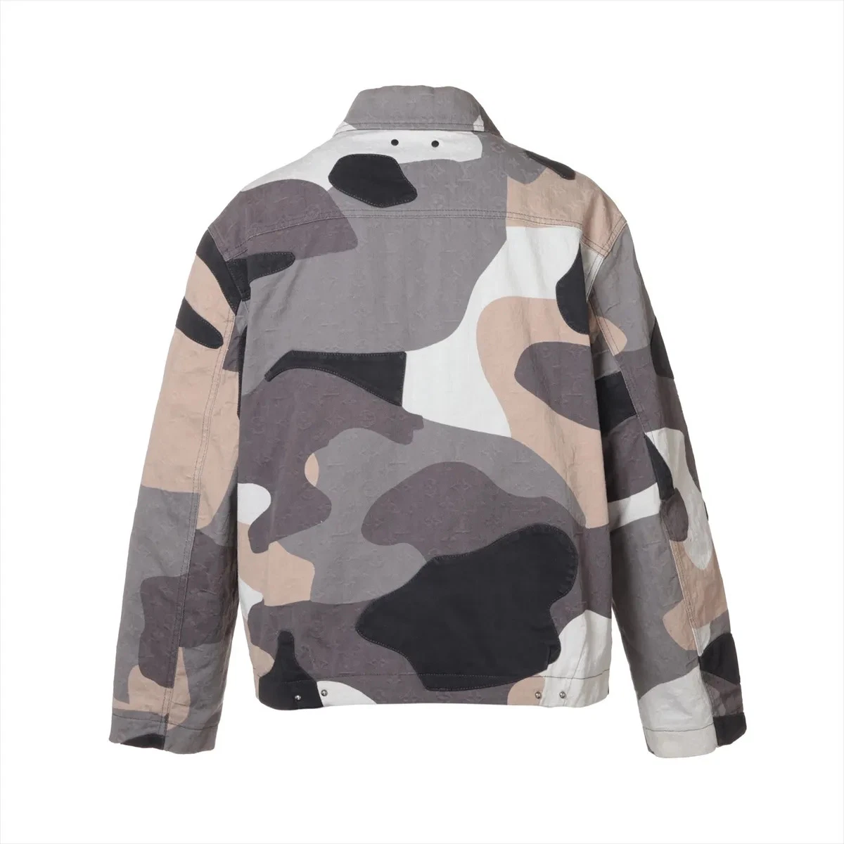 LOUIS VUITTON（LV） Louis Vuitton 23AW Giacca Denim Cotone 52 Uomo Grigio x Beige RM232 made to orde