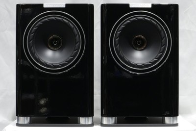 FYNE AUDIO F700 Audiophile Quality Bookshelf Speakers Piano Gloss Black Tested