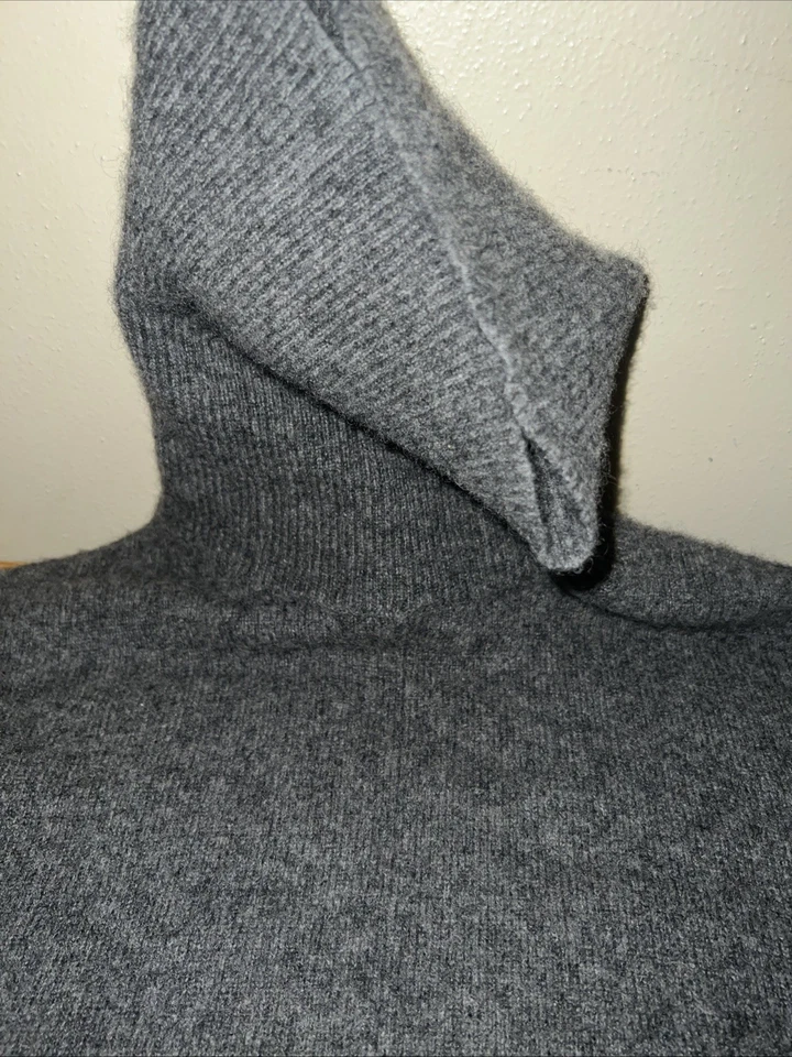 Suéter Tahari Lana/YAk Pelo Poncho Rayas Pullover Bohemio Mujer’s Mediano Foto 2 de 4