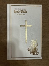 De colección 1976 Edición Conmemorativa Santa Biblia Ilustrada Edición Católica Letra Roja Dorada