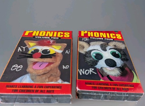 Learning Treehouse Phonics VHS 1-4 & Rock N Learn Multiplication Rap-2&4 Sealed - Photo 8/13
