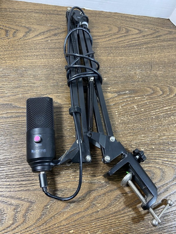 FIFINE K669B USB Studio Microphone With Aokeo Extended Arm Holder Stand