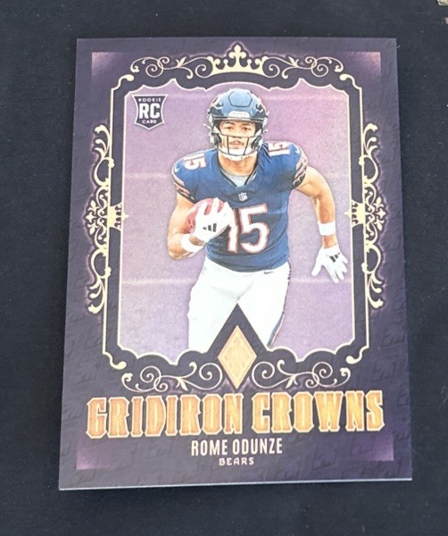 2024 Phoenix Gridiron Crowns CASE HIT! RC Rookie Rome Odunze Chicago Bears