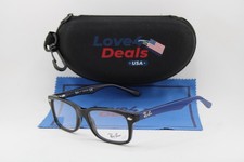 NEW RAY-BAN JUNIOR RB 1531 3748 BLACK BLUE AUTHENTIC EYEGLASSES 48-16