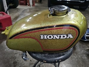  Honda CL350 Scrambler gas fuel petrol tank w/ cap & emblems 350