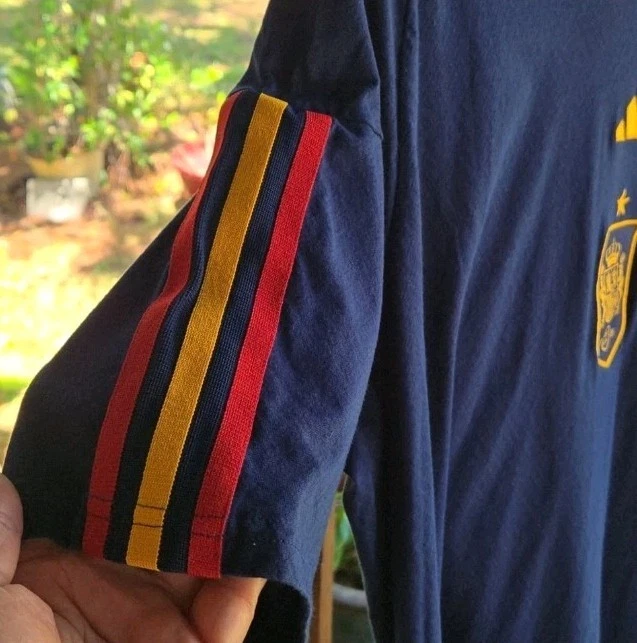 Camiseta de fútbol de viaje Adidas España azul marino talla XL Foto 4 de 4