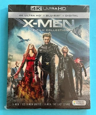 X-Men: The 3-Film Collection   4K UHD Blu-ray, Dolby Audio, Digital Copy (New)