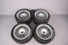 AMG Mercedes CLK DTM ATS Felgensatz mit Dunlop Slick Reifen 9x18 und 11x18 AMG Mercedes CLK DTM ATS Felgensatz mit Dunlop Slick Reifen 9x18 und 11x18