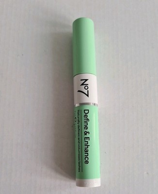 No7 Define & Enhance Mascara SCHWARZ 7ml Neu Volumen Länge Locken SCHNELLER VERSAND x 1