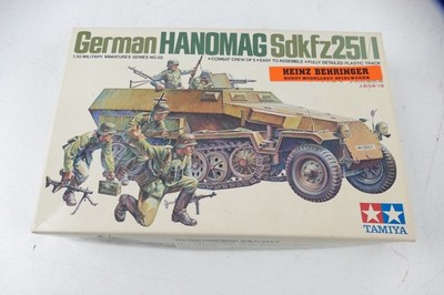 Tamiya German Hanomag Sdkfz 251/1 1/35 Scale Kit No. MM120 ungebaut RB-3460