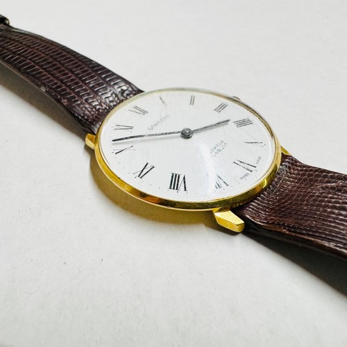 Vintage GARRARD Gold Plated 17 Jewel Incabloc Swiss Mens Watch - Picture 7 of 15