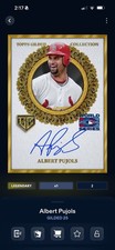 Topps Bunt Gilded 25 Collection Albert Pujols Autos /10 & /25 {DIGITAL}