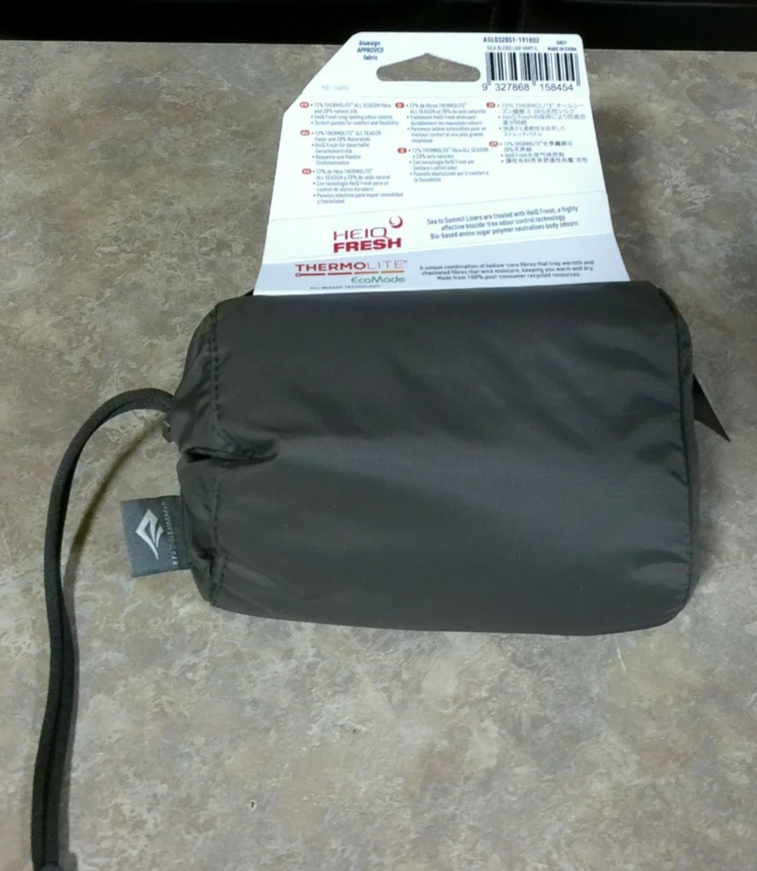 Sea To Summit Silk Blend Liner Compact Mummy Thermolite ASL032051-191802 "NWT" - Image 2 of 2