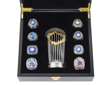 2024 Los Angeles Dodgers WS Championship 8 Rings With Box