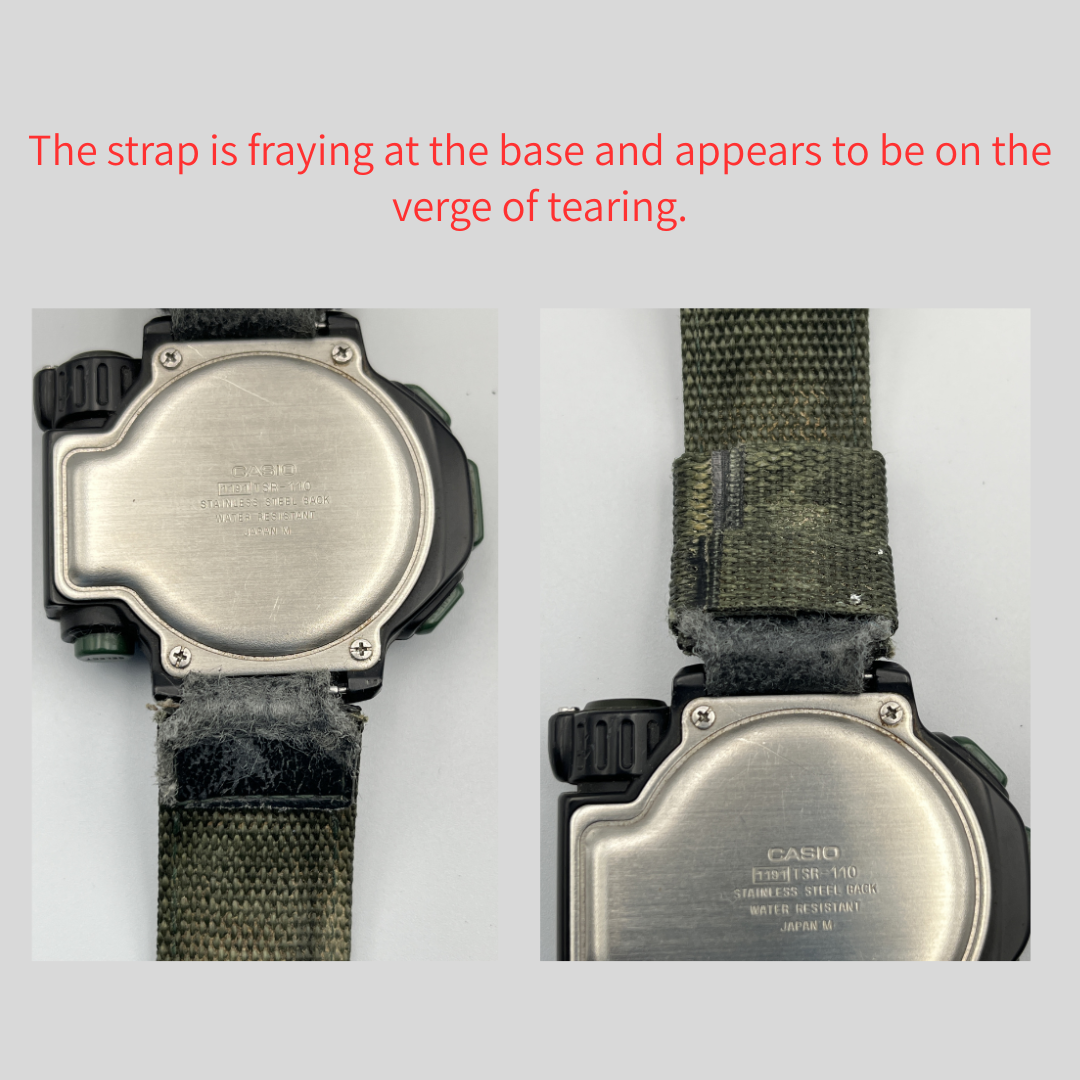 CASIO TSR-110 Thermo Scanner Vintage Digital Quartz Watch Japan