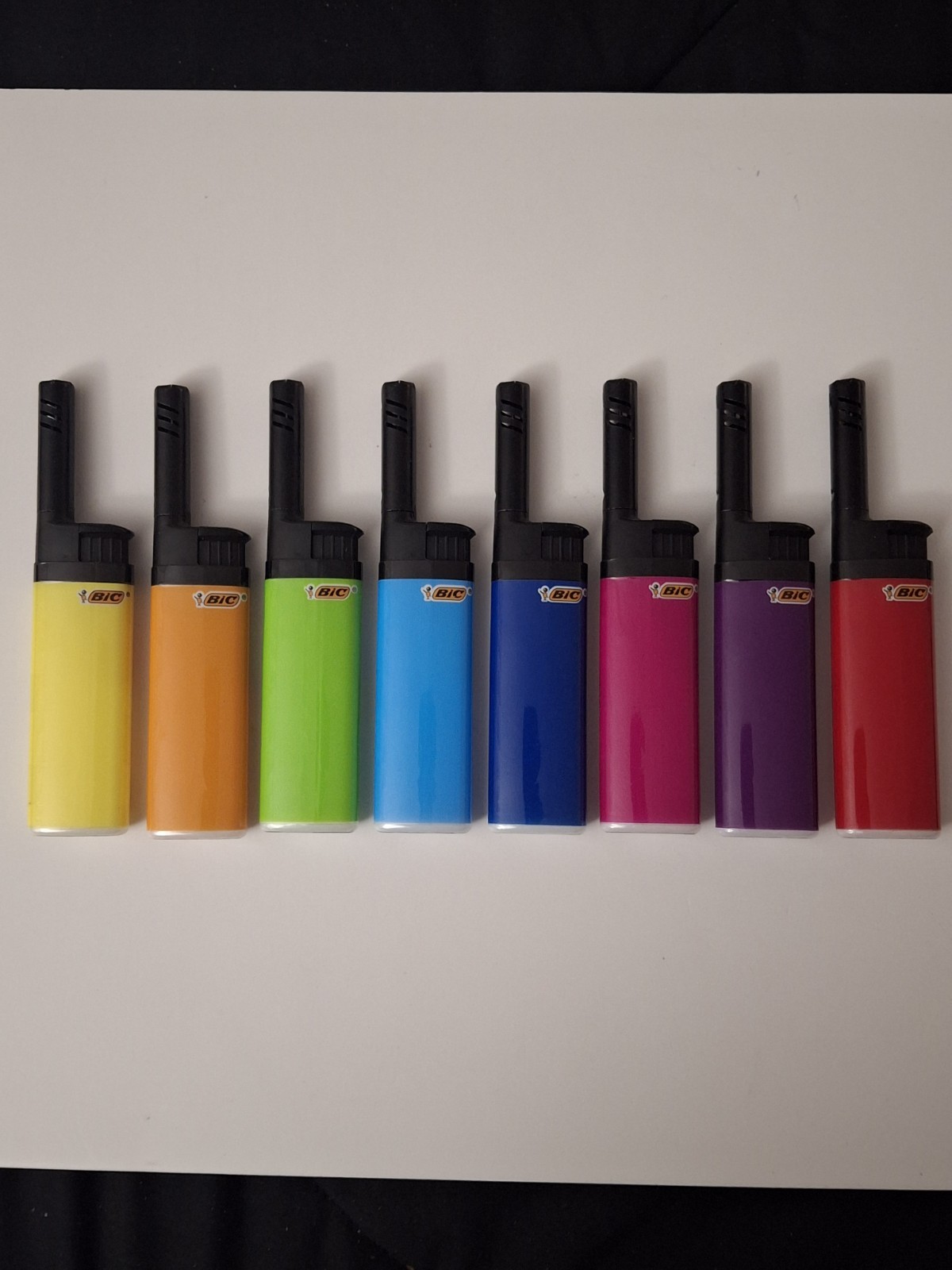 Full Size, Assorted Colors - Pack Of 8 New