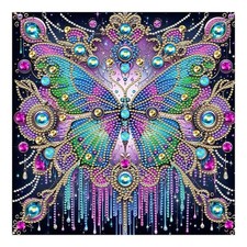 Butterfly Special Shape Diamond Art Kits for Adults, 5D Diamond Painting Kits f