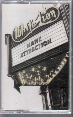 White Lion Mane Attraction Kassette Germany Atlantic 1991 Kassette. koffer hat