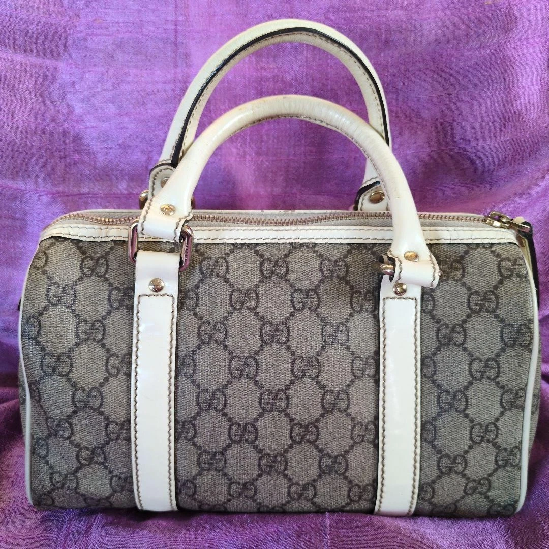 Gucci mini sac à main motif Gg créateur poignée supérieure sac bordure cuir logo emblématique