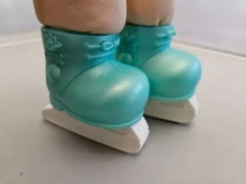 Cabbage Patch Kids Ice Skates Aqua CPK Fits 13.5" tall doll Read Description