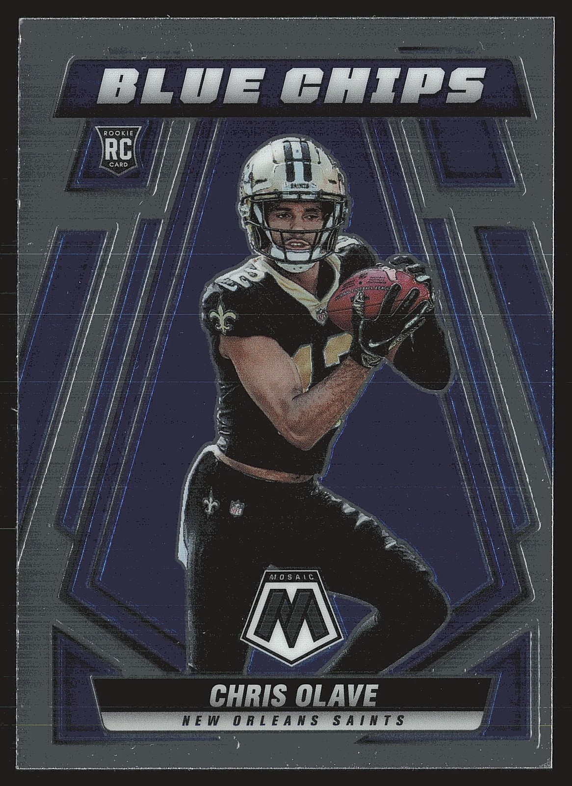 2022 Panini Mosaic #BC-8 Chris Olave Blue Chips RC
