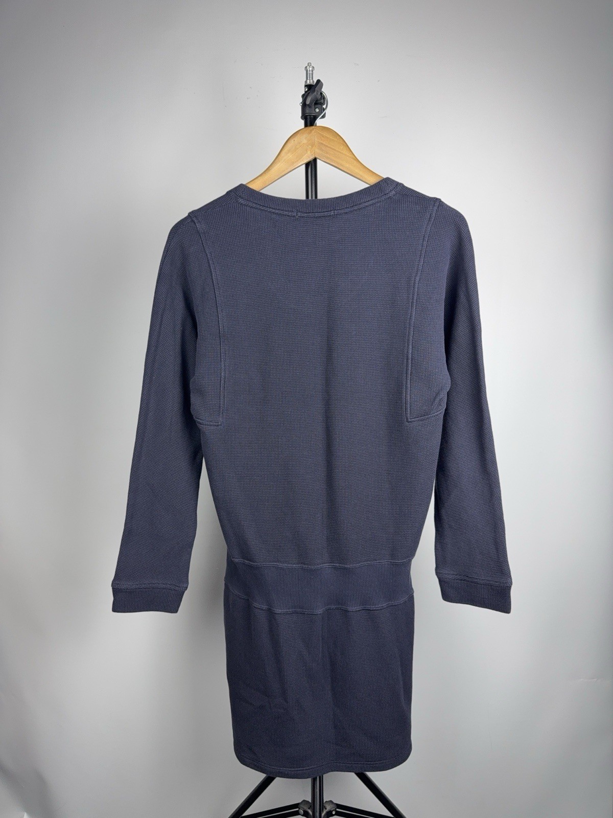 Luxury 00s Lacoste Navy Knit Long Sleeve Dress Women’s 38 / S Size thumbnail 11