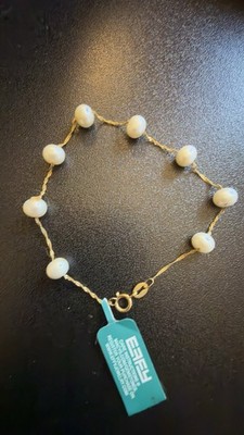EFFY Collection. Cultured Fresh Water Pearl Bracelet in 14K Yellow Gold