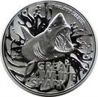 2021 Australia Great White Shark 1 oz 999 Fine Silver Round