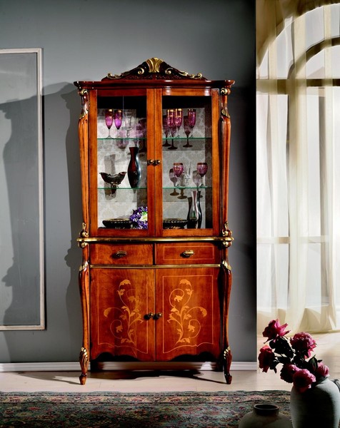 Luxus Italienische MöBel Buffet Anrichte Design Schrank Kommode Holz MöBel Neu-image