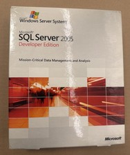 Microsoft SQL Server 2005 Developer Edition Server System. Factory Sealed