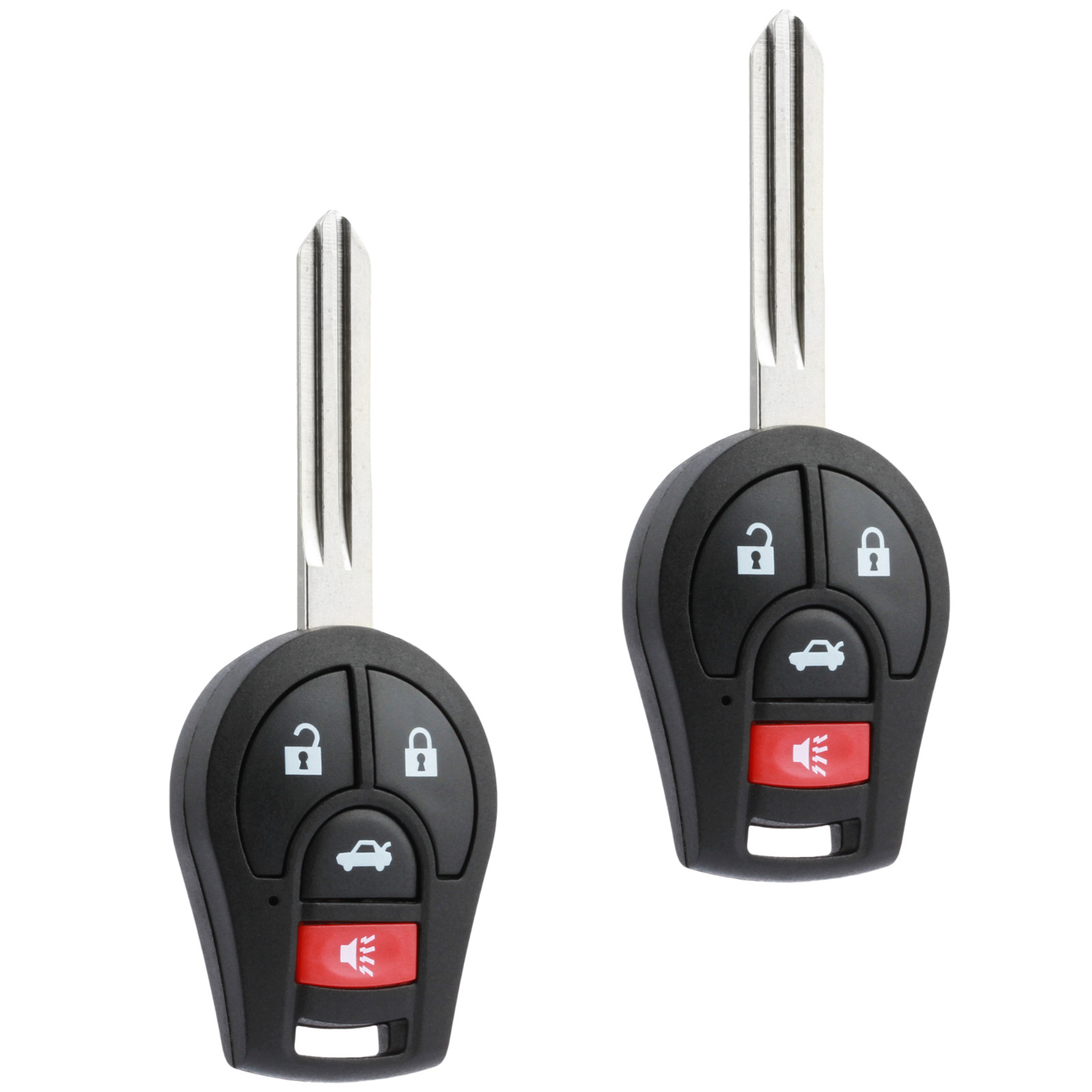 2 For 2007 2008 2009 2010 2011 2012 2013 2014 2015 Nissan Versa Remote Key Fob