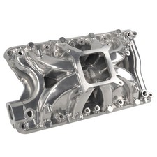 For Sbf Ford 351w V8 Polished Single Plane Aluminum Air Gap Intake Manifold